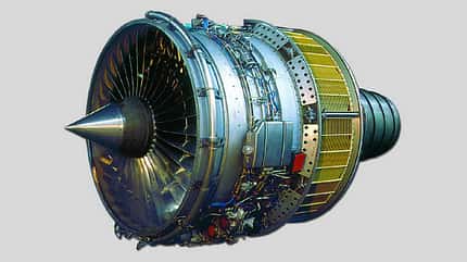 Progress, D-18T, Triebwerk, an-124, Antonow Progress D-18T Triebwerk ohne Verkleidung