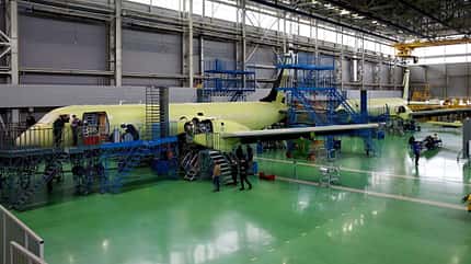 Iljuschin, Il-114-300, Il114 Iljuschin Il-114-300 in der Endmontage