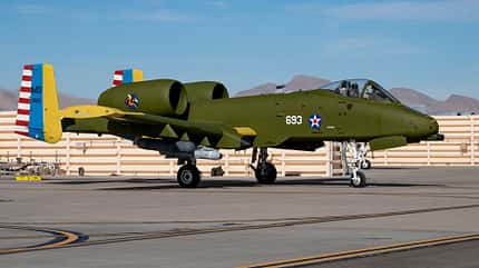 A-10 Maryland ANG im Retro-Anstrich von der Seite