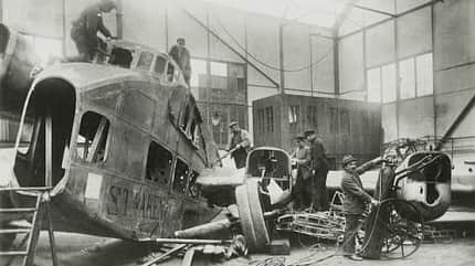 Staaken E4 20, Staaken, Verkehrsflugzeug, Ganzmetallbau, Flugzeugwerft GmbH Staaken