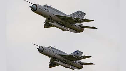 Kroatische MiG-21 in Zagreb, 2024