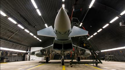 Neuburg, TLG74, Eurofighter, Luftwaffe, Bundeswehr Nachtflug-Übung des TLG 74 in Neuburg/Donau