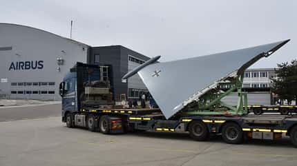 Zerlegter Eurofighter fürs Museum