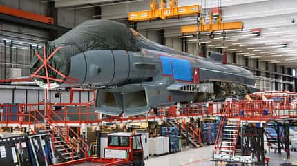 Zerlegter Eurofighter fürs Museum