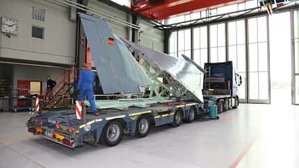 Zerlegter Eurofighter fürs Museum