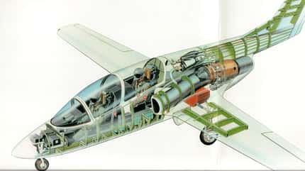 Ranger 2000, Fan Ranger, Fantrainer, Dasa, MBB, Rockwell, JPTAS, Trainer, deutsche aerospace Ranger 2000 Röntgenzeichnung