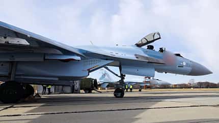 Neue Su-35S für Russland zur Auslieferung.
