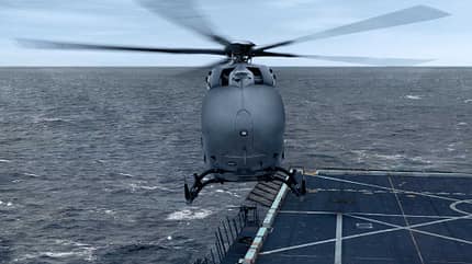 Airbus Helicopters, UH-72B, Drohne, Lakota, US Marine Corps, unbemannt Airbus Helicopters UH-72B unbemannt Einsatz auf Schiff