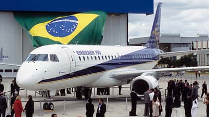 Embraer, 190, E190, E2, 1800., Royal Jordanian, E-Jet Embraer E190 erster Prototyp mit Personen