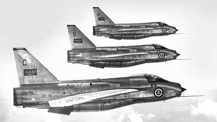 Lightning, English Electric, English Electric Lightning, britischer Überschalljäger, Fighter, P1, T55, F1, F2, F2A, F3, F6, F53