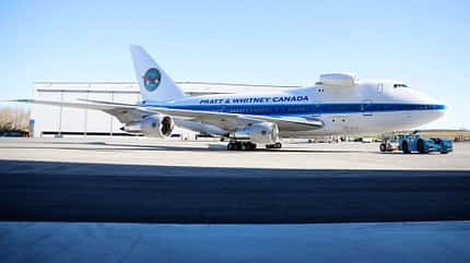 Boeing, 747SP, Pratt, Canada, Testbed Boeing 747SP Testbed von Pratt & Whitney