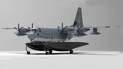 Lockheed Martin, MC-130J, Hercules, USAF, Special Operations MC-130J Hercules auf Schwimmern Grafik