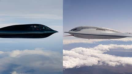 B21, B-21, Raider, Northrop Grumman, Stealth, USAF, Bomber, Edwards B-21 Raider Bug Vergleich B-2