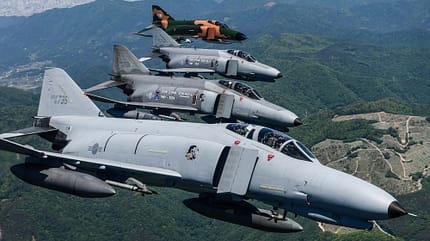 Vierer-Formation F-4 Phantom Südkorea
