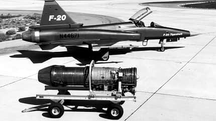 F-20, Tigershark, Northrop F-20 Tigershark mit F404-Triebwerk