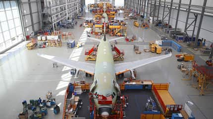 Endmontage, Lieferkette, A320, Boeing 737, MTU Aero Engines, Diehl Aviation, final assembly line, Hamburg, FLugzeugbau, Montage