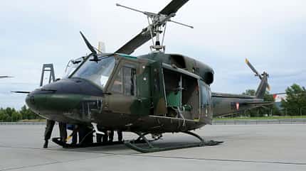 Agusta Bell AB 212 Österreich am Boden