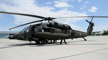 Sikorsky S-70 Österreich am Boden