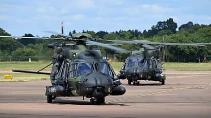 RIAT, Fairford, NH90 NH90 Heer beim RIAT in Fairford