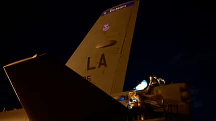 B-52H Stratofortresses land in Romania during Bomber Task Force 24-4