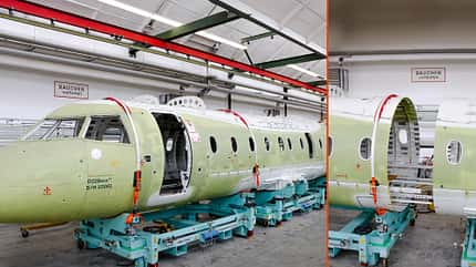 Deutsche Aircraft, D328eco, Do 328 Erste D328eco bei Deutsche Aircraft im Bau.