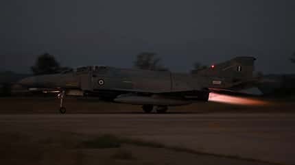F4, Phantom, Griechenland, F-4E, Andravida Griechische Phantoms F-4E in Andravida.