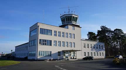 Berlin, Gatow, Luftbrücke Tower Flugplatz Berlin-Gatow heute