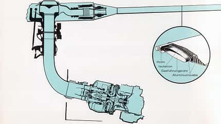 Dornier, Do 132 Funktionszeichnung Antrieb Do 132