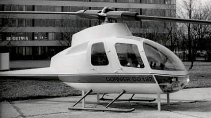 Dornier, Do 132 Detail Kabine Dornier-Hubschrauber Do 132