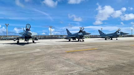 Eurofighter der Luftwaffe auf der Andersen AFB