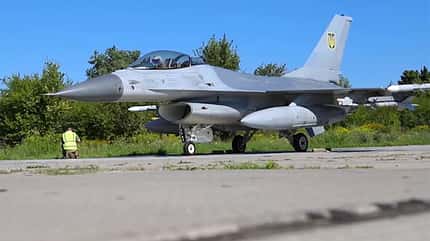 F-16 Ukraine am Boden