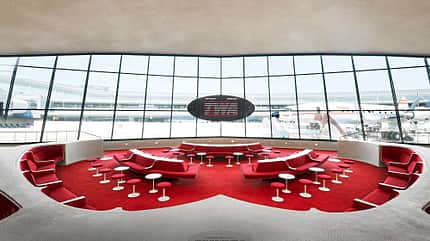 Airport, Flughafen, Drehkreuz, JFK, John F. Kennedy International Airport, KJFK, New York, TWA Hotel, Terminal 6 Baustelle, Ausbau