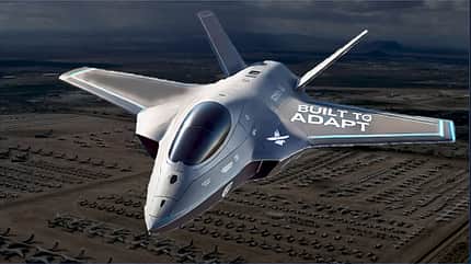 NGAD, USAF Leichter Jäger Computergrafik