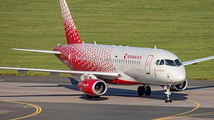 Mitflug im Suchoi Superjet von Rossija.
