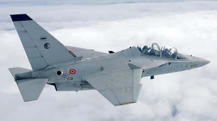 Leonardo M-346 der italienischen Luftwaffe im Flug