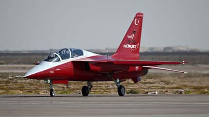 Ägypten, Egypt Air Show, Hürjet Rollender Hürjet-Trainer