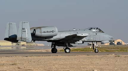 Ägypten, A-10, Thunderbolt Rollende A-10 in El-Alamein