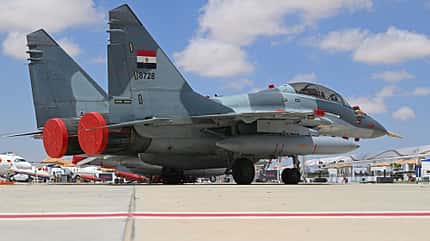 Mikojan MiG-29 am Boden