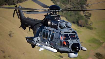 Airbus, H225M Airbus H225M in Aktion.