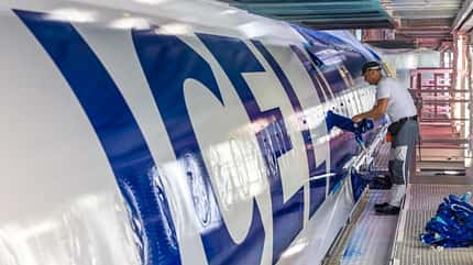Icelandair, Airbus, A321neo Erster Airbis A321neo für Icelandair