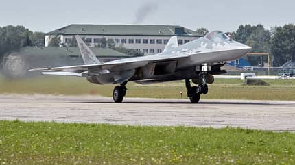 Neue Suchoi Su-57 für Russlands Luftwaffe.