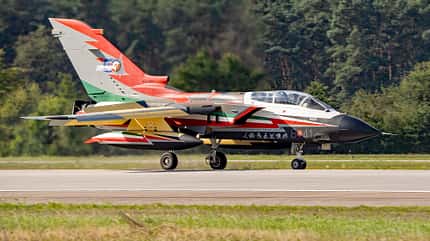 Tornado, 50 Jahre, Luftwaffe, Aeronautica Militare, Airbus, Manching Bunte Tornados: 50 Jahre Erstflug, Sonderlackierung in Manching.