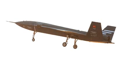 Baykar, bayraktar, Kizilelma, Türkei Baykar Bayraktar Kizilelma, zweiter Prototyp beim Jungfernflug.