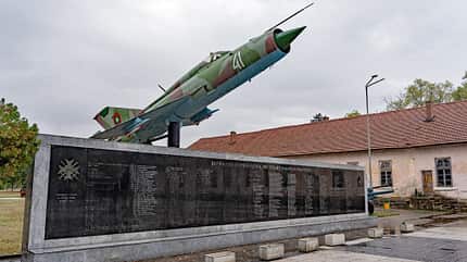 Flugzeugwracks und -denkmäler in Bulgarien.