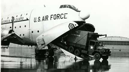 C124, Douglas C 124, Globemaster II, Transporter, USAF, USA, US Air Force, C 124C, Frachter, YC-124B