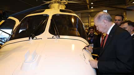 Gökbey, Türkei, TUSAS, TAI, T625 Türkischer Hubschrauber Gökbey für die Gendarmerie.