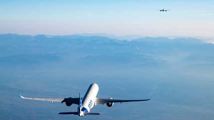 Airbus, fellofly, Zugvögel, Wirbelschleppenenergie Rückgewinnung, Formationsflug