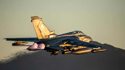 Tornado, Panavia, Mehrzweckkampfflugzeuge, Schwenkflügeln, Jagdbomber, BAC, MBB, RB199-Triebwerk, ECR, Waffensystem