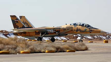 F14A, F14, Tomcat, Iran, F-14 Die letzten F-14A Tomcat des Iran stehen vor dem Ruhestand.