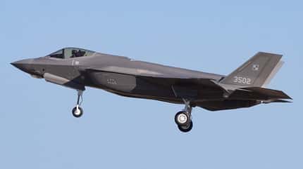 Polen, F35A, Husarz, Lockheed Martin, Stealth Die ersten F-35A für Polen beim Jungfernflug.